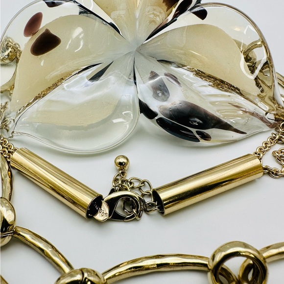 Chicos long length for necklace, flawless, two strand gold tone fall colors NWOT - Picture 10 of 10